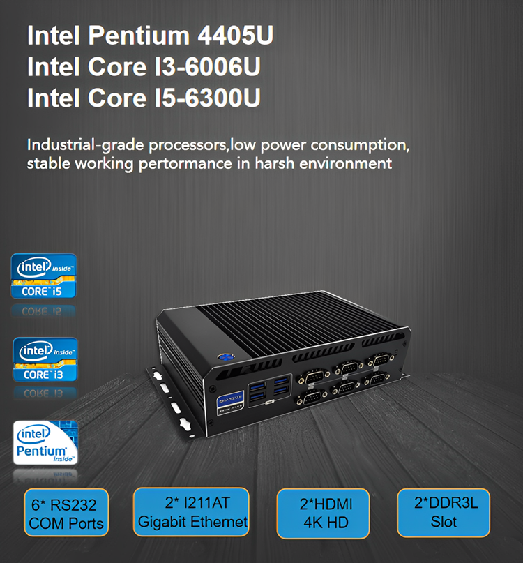 Industrial Mini PC: Versatile CPU Options
