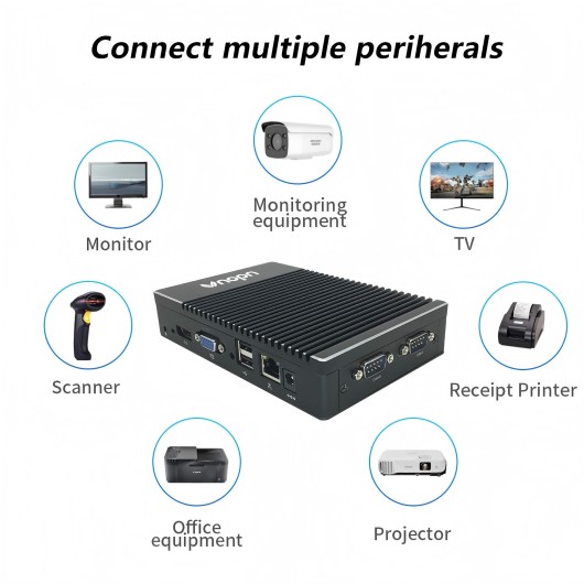 Fanless PC K1 Connectable Device Support