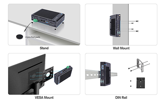 Compact Size with Flexible Installation Options