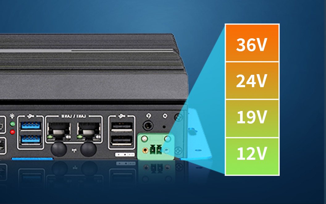 12–24V Wide Voltage Input