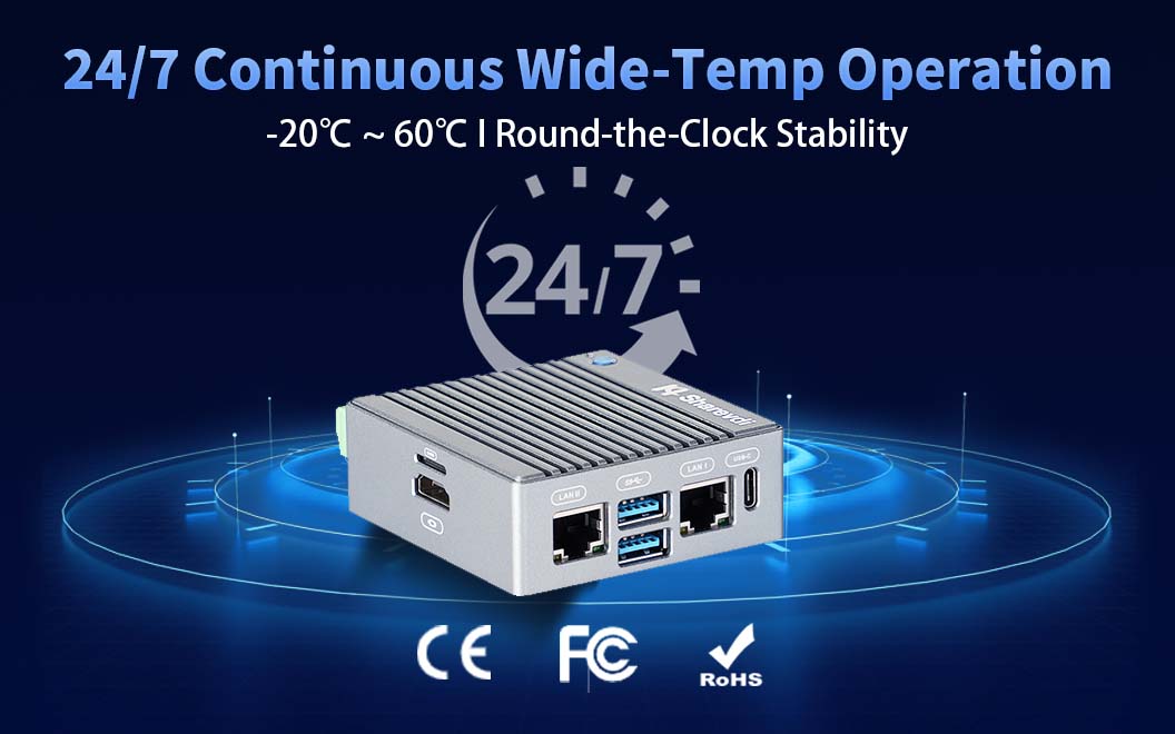 24/7 Continuous Wide-Temp Operation