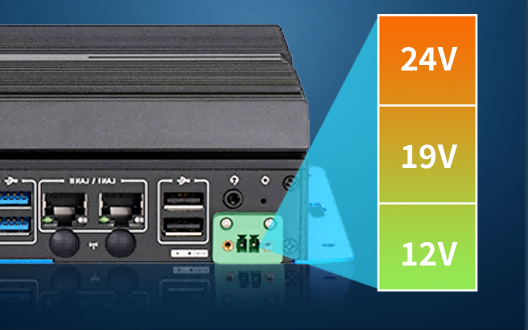 12–24V Wide Voltage Input